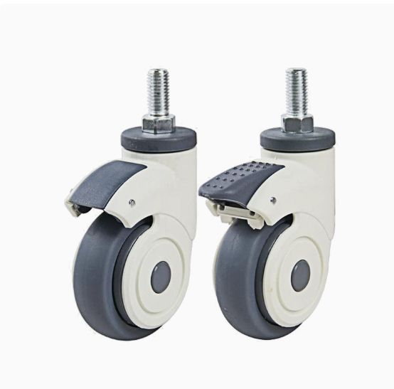 4-Inch Hospital Bed Caster And Flat Mount Replacement Wheel Without Brake