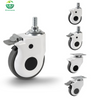 Silent TPR Medical Bed and Hospital Stretcher Swivel Caster with Brake