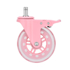 OEM 3inch PU Wheels with Plated Bracket for Office And Game Chairs Supplier