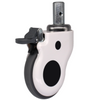 3inch 4inch 5inch Swivel Brake Type TPR Hospital Bed Caster with Stopper 100mm 125mm Medical Grade Castor Stem Brake Caster