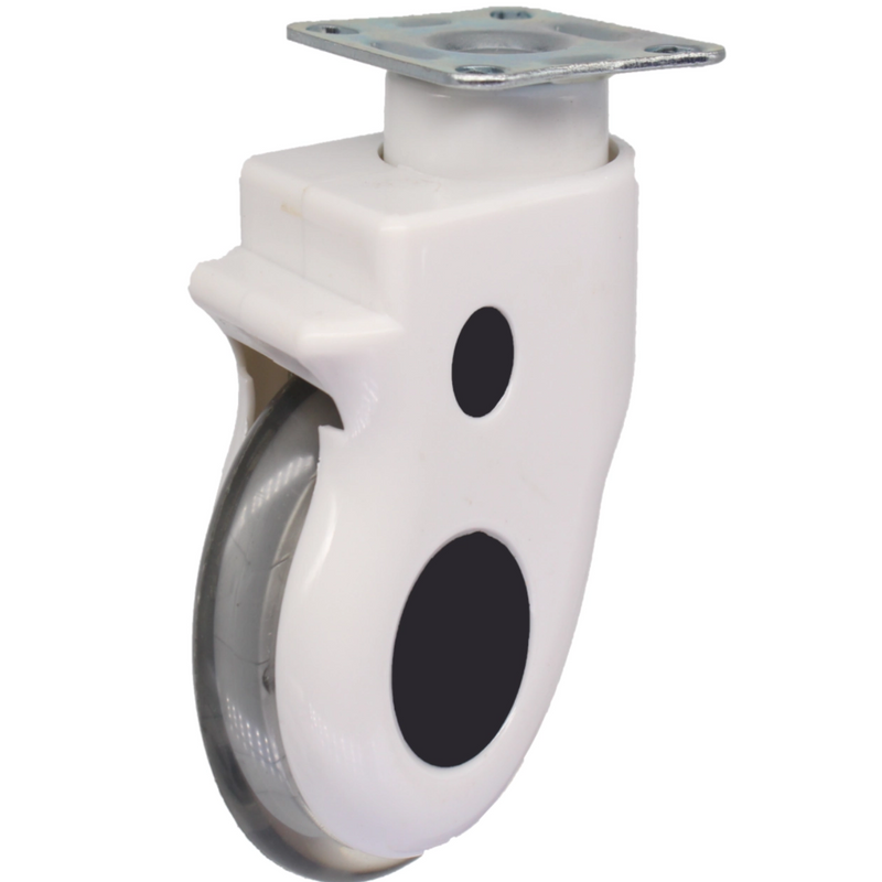 Medical Caster for Hospital Medical Castors Wheels 3inch Flat Cardan PU Dual Axle Model