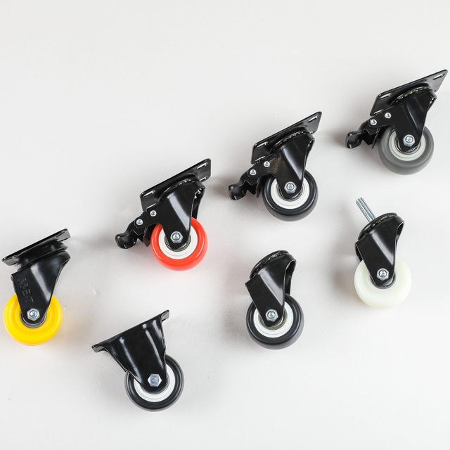 Hot Sale PP/PU/PVC/Rubber Best Universal Casters with Screw Brake, Flat Brake, Plunger Brake Caster