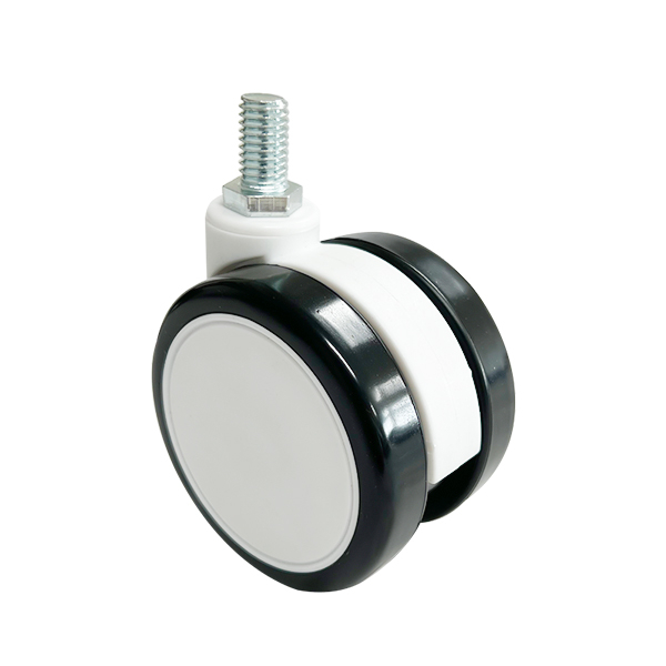 PVC TPR nylon caster threaded rod universal caster Medical caster Beauty instrument equipment Wheel knob Mounting caster 2.5/3/4/5 inch caster