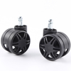 2.5-inch hollow base casters with a load capacity of 30KG quiet rollers for home office furniture cabinets handcart rotation and rigid options