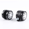 2.5-inch PU office chair casters 30KG load bearing capacity wheels quiet rolling and floor protection suitable for home office furniture gaming chair casters