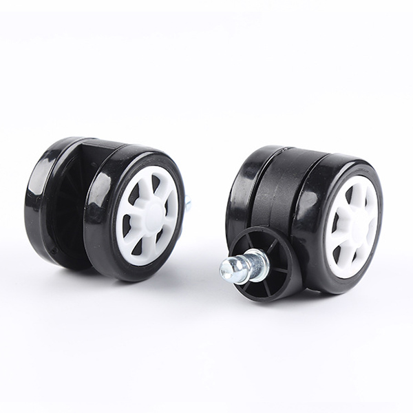 2.5-inch PU office chair casters 30KG load bearing capacity wheels quiet rolling and floor protection suitable for home office furniture gaming chair casters