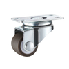 0.8-inch silent rubber low center of gravity linear directional universal casters, furniture drawers, shoe cabinets, bed casters, small wheels