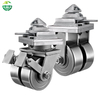 Heavy Duty Container Caster Wheels – Industrial ISO Container Moving Wheels for High-Load Sea Transport