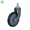 3 Inch Threaded Stem Rubber Wheel for Dining, Hotel Restaurant Trolleys