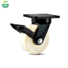 Super Heavy Duty Nylon Caster Wheels – White Industrial Cart Castors 4/5/6/8/10/12 Inch, Load Capacity 2.5 Tons