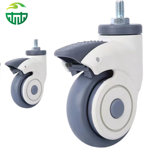4-Inch Hospital Bed Caster And Flat Mount Replacement Wheel Without Brake