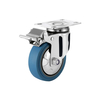 Single wheel 100kg to 150kg bearing 304 stainless steel hardware casters 3 