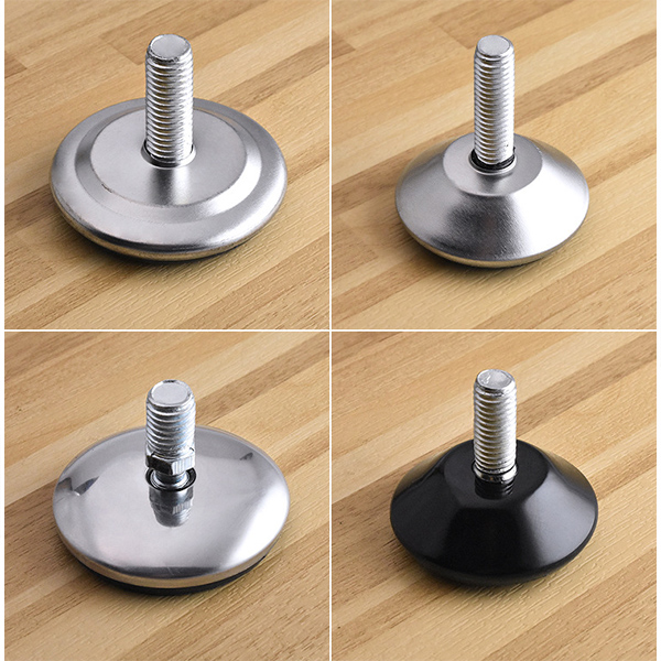 Metal threaded adjustable feet adjustable table and chair mat feet adjustable feet screw feet shelf feet furniture mat feet M6 M8 M10 metal mat feet Adjustable support feet