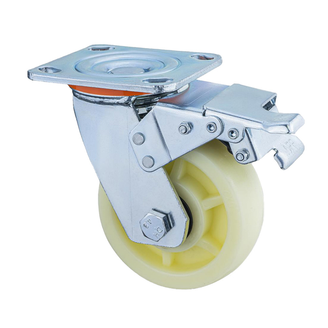 6-inch heavy-duty PP casters with brake 4-inch/5-inch/6-inch/8-inch PP casters‌ ‌Low-noise PP industrial casters 250-330kg load capacity PP casters‌