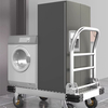 Steel plate trolleys, silent trolleys, flatbed trolleys, household folding small trailers, warehouse handling trolleys, heavy A trolleys Metal plate cart