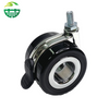 Lockable Furniture Wheel with Stem, Universal Swivel Wheel for Office Chairs