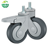  Edit Threaded Rod Soft TPR Medical Swivel Caster Wheel, Suitable for Hospital Beds
