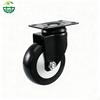 Black PU Casters Solid Polyurethane Wheels for Furniture And Carts