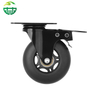 Hot Sale Furniture Caster Wheels 3 Inch TPR Anti-Static ODM Caster Rubber Swivel Brake Office Chair Caster Wheels with Brake