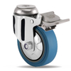 Single wheel 100kg to 150kg bearing 304 stainless steel hardware casters 3 