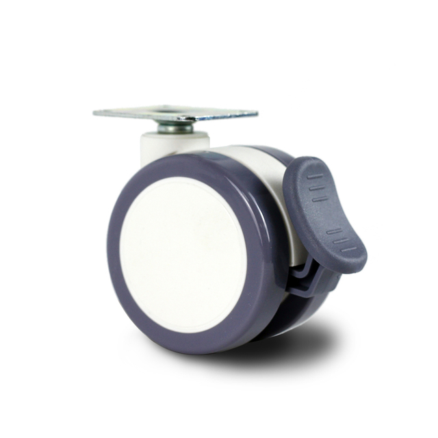 2/2.5 Inch Silent Medical Caster - Smooth Noise-Free Mobility for Medical Equipment High-Quality Silent Medical Caster - Durable Quiet for Hospital Use Silent Medical Caster Wheel - Reliable,